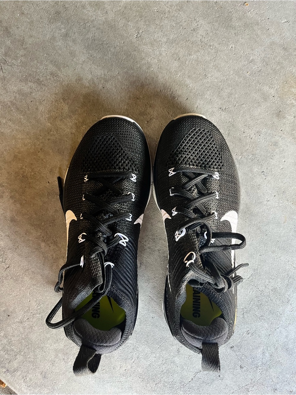 Nike Metcon Black and White Athletic Training Shoes